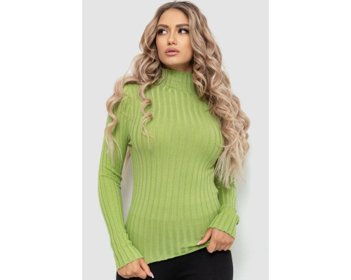 Гольф жіночий однотонний, колір фісташковий, 204R040