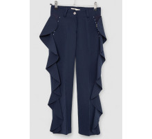 Брюки детские нарядные, цвет синий, 247R3824