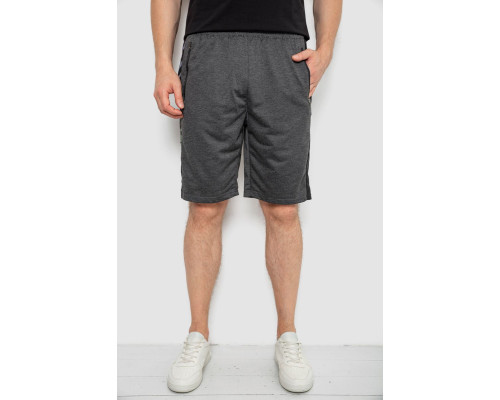 Шорты мужские, цвет темно-серый, 244R6697