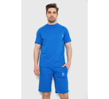 Костюм чоловічий повсякденний, колір електрик, 238R1570-1