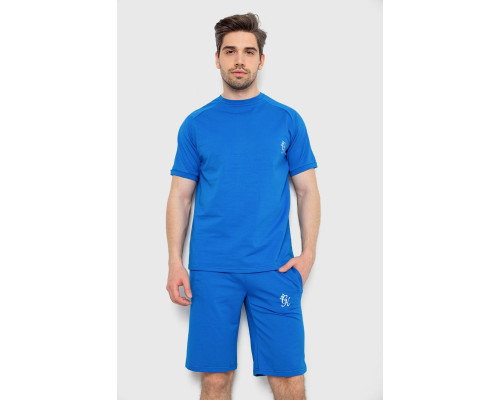 Костюм чоловічий повсякденний, колір електрик, 238R1570-1