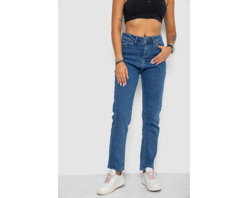Джинсы женские MOM, цвет синий, 244R920