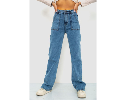 Джинсы женские, цвет синий, 244R413-2017