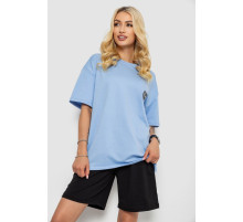 Костюм жіночий повсякденний, колір блакитний, 241R5004-1