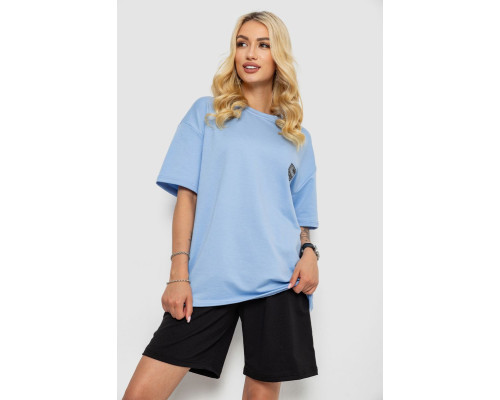 Костюм жіночий повсякденний, колір блакитний, 241R5004-1