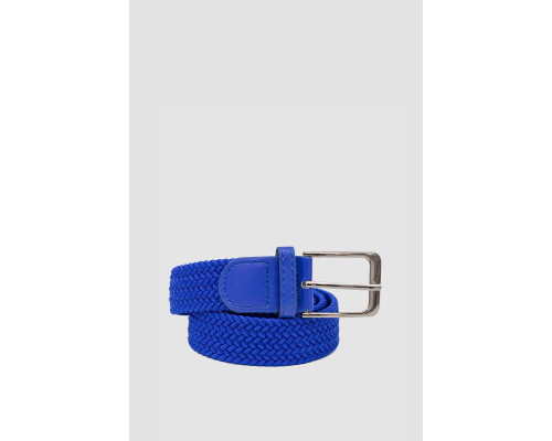 Ремінь унісекс однотонний, колір електрик, 196R35T1W6