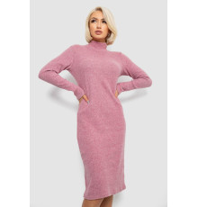 Сукня повсякденна утеплена, колір пудровий, 257R115