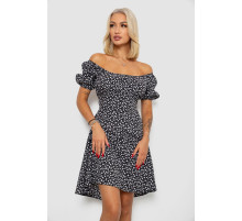 Платье софт с принтом, цвет черный, 230R0105