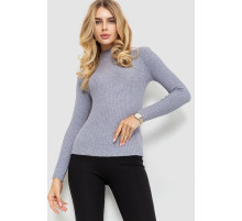 Гольф жіночий однотонний, колір сірий, 204R016