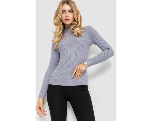 Гольф женский однотонный, цвет серый, 204R016