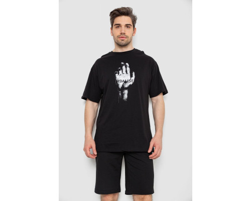 Костюм чоловічий повсякденний, колір чорний, 238R1575