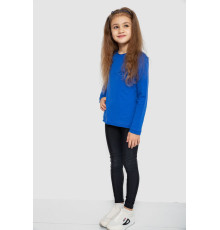 Лонгслів однотонний унісекс, колір синій, 102R1532