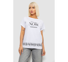 Футболка жіноча з принтом, колір білий, 244R2003