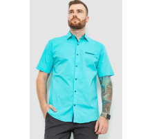 Сорочка чоловіча класична, колір бірюзовий, 214R7115