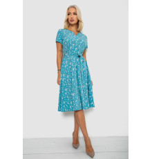 Платье софт с принтом, цвет бирюзовый, 230R1111