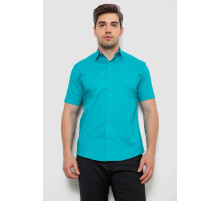 Рубашка мужская, цвет бирюзовый, 214R7327