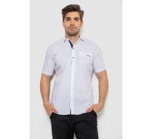 Сорочка чоловіча однотонна, колір білий, 214R7118