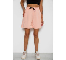 Шорты женские с принтом, цвет персиковый, 238R130