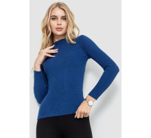 Водолазка трикотажна жіноча, колір синій, 204R035