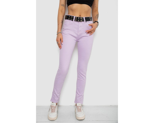 Джинси жіночі, колір бузковий, 182R00251