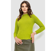 Гольф женский однотонный, цвет оливковый, 204R038