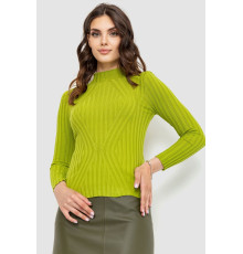 Гольф женский однотонный, цвет оливковый, 204R038