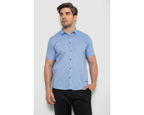 Сорочка чоловіча з короткими рукавами 214R6917-14, колір Блакитний