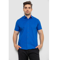 Рубашка мужская однотонная, цвет электрик, 214R7327-2