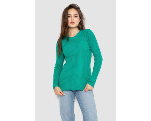 Кофта жіноча однотонна, колір світло-зелений, 244R2031