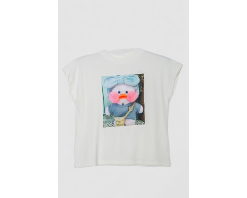 Костюм для дівчаток велюровий, колір білий, 102R1528