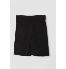 Шорти дитячі в рубчик на флісі, колір чорний, 102R412