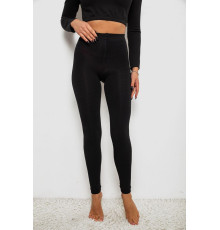 Утеплені лосини, колір чорний, 139RB869