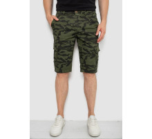 Шорты мужские милитари, цвет зеленый, 244R108-10