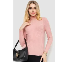 Гольф жіночий однотонний, колір пудровий, 204R181