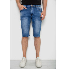 Шорты мужские джинсовые, цвет синий, 244RLS22-0212X