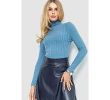 Гольф женский однотонный, цвет джинс, 204R040