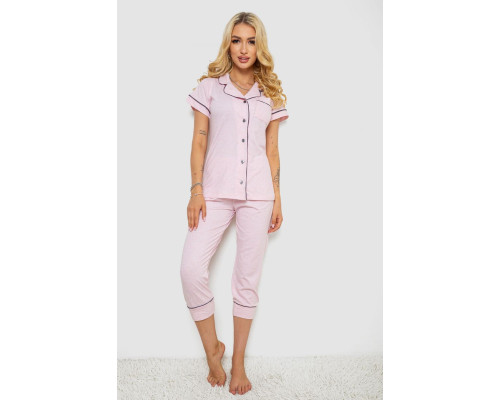 Пижама женская, цвет розовый, 243R19008