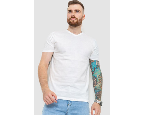 Футболка мужская базовая, цвет молочный, 208R2165