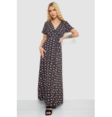 Сарафан на запах софт, цвет черно-красный, 241R173 Сарафан на запах софт, цвет черно-красный, 241R173