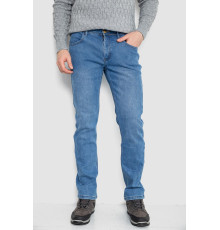 Джинси чоловічі на флісі, колір джинс, 254R2403