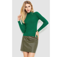 Водолазка женская трикотажная, цвет зеленый, 204R035