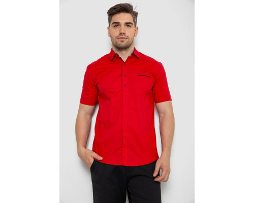 Сорочка чоловіча, колір червоний, 214R7113