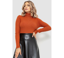 Гольф женский однотонный, цвет терракотовый, 204R043