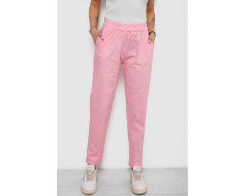 Брюки женские, цвет розовый, 238R316