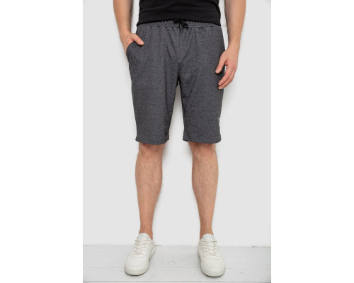Шорти чоловічі, колір грифельний, 241R16222-2