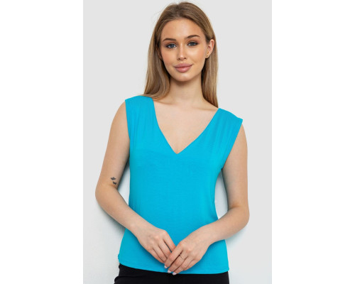 Майка женская, цвет голубой, 186R302