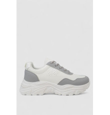 Кроссовки женские, цвет бело-серый, 248RA70