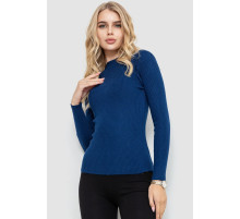 Водолазка женская однотонная, цвет синий, 204R019