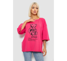 Футболка жіноча з принтом, колір рожевий, 244R2029-5
