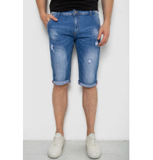 Шорты мужские джинсовые, цвет синий, 244RLS22-0216